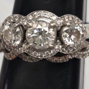 Neil Lane Bridal 14K White Gold Diamond Wedding Set – 2.06ct Total Weight